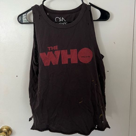 The WHO Distressed Tank Top Concert Tee XS - Picture 4 of 12